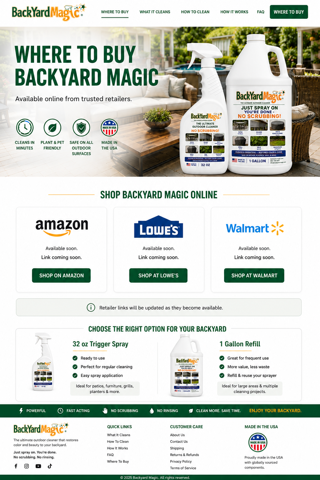 Where To Buy Backyard Magic